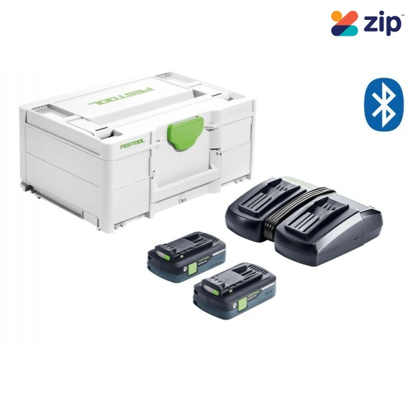 Festool SYS 18V 2x4,0/TCL6DUO - SYS 18V Energy Set 2 x 4.0Ah TCL6 Duo in Systainer 577106 Kit